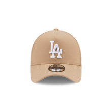 Load image into Gallery viewer, Los Angeles Dodgers New Era MLB 9FORTY 940 Adjustable A-Frame Cap Hat Khaki Crown/Visor White Logo Green UV