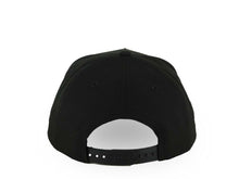 Load image into Gallery viewer, Puerto Rico New Era 9FORTY 940 Adjustable A-Frame Cap Hat Black Crown/Visor Red/White/Yellow Flower Logo World Baseball Classic Side Patch Gray UV