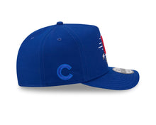 Load image into Gallery viewer, Chicago Cubs New Era MLB 9FIFTY 950 Snapback A-Frame Cap Hat Royal Blue Crown/Visor Red/White Logo With Cartoon Gray UV