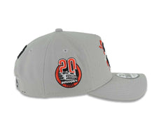 Load image into Gallery viewer, (Capland Exclusive) San Diego Padres New Era MLB 9FORTY 940 Adjustable A-Frame Gray Cap Hat Black/White/Red Splatter Logo Petco Park 20 Years Patch