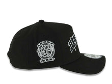 Load image into Gallery viewer, San Diego Padres New Era MLB 9FORTY 940 Adjustable A-Frame Cap Hat Black Crown/Visor Blakc/White Korean Logo 25th Anniversary Side Patch Gray UV