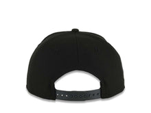 Load image into Gallery viewer, San Diego Padres New Era MLB 9FIFTY 950 Snapback Cap Hat Black Crown/Visor Black/Dark Gray Swinging Friar Logo Petco Park 10 Years Side Patch