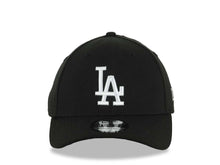 Load image into Gallery viewer, Los Angeles Dodgers New Era MLB 39THIRTY 3930 Flexfit Cap Hat Black Crown/Visor White Logo Black UV