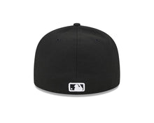 Load image into Gallery viewer, San Diego Padres New Era MLB 59FIFTY 5950 Fitted Cap Hat Black Crown/Visor White Logo 2016 All-Star Game Side Patch