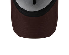 Load image into Gallery viewer, San Diego Padres New Era MLB 9FORTY 940 Adjustable A-Frame Mesh/Trucker Cap Hat Brown Crown/Visor Yellow Swinging Friar Logo