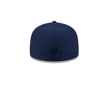 Load image into Gallery viewer, (Youth) San Diego FC New Era MLS 59FIFTY 5950 Fitted Cap Hat Navy Blue Crown/Visor Navy Blue Logo
