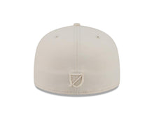 Load image into Gallery viewer, San Diego FC New Era MLS 59FIFTY 5950 Fitted Cap Hat Cream Crown/Visor Cream Logo (Color Pack)