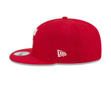 Load image into Gallery viewer, Texas Rangers New Era 9FIFTY 950 Snapback Cap Hat Red Crown/Visor White/Red Logo Gray UV (2026 City Connect)