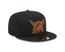 Load image into Gallery viewer, Pittsburgh Pirates New Era MLB 9FIFTY 950 Snapback Cap Hat Black Crown/Visor Yellow Face/Head Logo Gray UV (2026 City Connect)
