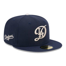 Load image into Gallery viewer, Los Angeles Dodgers New Era MLB 59FIFTY 5950 Fitted Cap Hat Navy Blue Crown/Visor Team Color Logo (2024 City Connect)