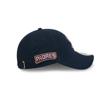 Load image into Gallery viewer, San Diego Padres New Era MLB 9TWENTY 920 Adjustable Cap Hat Navy Blue Crown/Visor White/Magenta Logo (2026 City Connect Batting Practice)