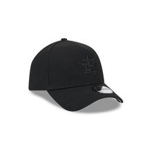 Load image into Gallery viewer, Houston Astros New Era MLB 9FORTY 940 Adjustable A-Frame Cap Hat Black Crown/Visor Black Logo