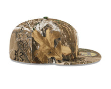 Load image into Gallery viewer, New York Yankees New Era MLB 59FIFTY 5950 Fitted Cap Hat Real Tree Camo Crown/Visor White Logo Gray UV