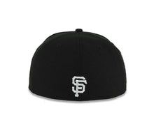 Load image into Gallery viewer, San Francisco Giants New Era MLB 59FIFTY 5950 Fitted Cap Hat Black Crown/Visor White/Red Logo With Rose 2007 All-Star Game Side Patch Gray UV