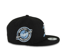 Load image into Gallery viewer, (Youth)Los Angeles Dodgers New Era MLB 9FIFTY 950 Snapback Cap Hat Black Crown/Visor White Logo With Cloud 2024-2025 Back To Back Champions Side Patch