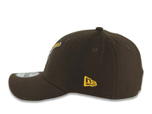 Load image into Gallery viewer, San Diego Padres New Era MLB 39THIRTY 3930 Flexfit Cap Hat Brown Crown/Visor Brown/Yellow Swinging Friar Logo Black UV