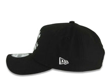 Load image into Gallery viewer, San Diego Padres New Era MLB 9FORTY 940 Adjustable A-Frame Cap Hat Black Crown/Visor White Friar Faithful Text Logo 40th Anniversary Side Patch