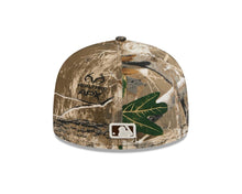 Load image into Gallery viewer, Los Angeles Dodgers New Era MLB 59FIFTY 5950 Fitted Cap Hat Real Tree Edge Camo Crown/Visor White Logo Gray UV