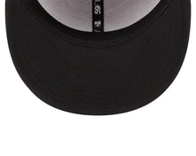 Load image into Gallery viewer, New York Mets New Era MLB 59FIFTY 5950 Fitted Cap Hat Black Crown/Visor Royal Blue/Orange Logo Black UV