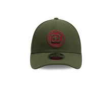 Load image into Gallery viewer, Cruz Azul New Era 9FORTY 940 Adjustable M-Crown Cap Hat Olive Green Crown/Visor Olive/Maroon Logo Gray UV
