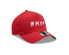 Load image into Gallery viewer, Diablos Rojos del Mexico New Era 9FORTY 940 Adjustable A-Frame Cap Hat Red Crown/Visor White Multi Logo Green UV