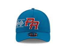 Load image into Gallery viewer, Puerto Rico New Era 9FORTY 940 Adjustable M-Crown Cap Hat Light Royal Blue Crown/Visor Red/White Logo Gray UV (Latin Embroidery)