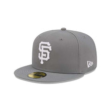 Load image into Gallery viewer, San Francisco Giants New Era MLB 59FIFTY 5950 Fitted Cap Hat Gray Crown/Visor White Logo Gray UV