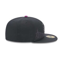 Load image into Gallery viewer, New York Mets New Era MLB 59FIFTY 5950 Fitted Cap Hat Dark Gray Crown/Visor Black/White Logo (2024 City Connect)