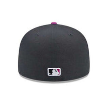 Load image into Gallery viewer, New York Mets New Era MLB 59FIFTY 5950 Fitted Cap Hat Dark Gray Crown/Visor Black/White Logo (2024 City Connect)