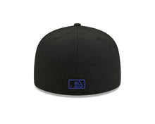 Load image into Gallery viewer, Los Angeles Dodgers New Era MLB 59FIFTY 5950 Fitted Cap Hat Black Crown/Visor Royal Blue Logo Gray UV