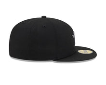 Load image into Gallery viewer, Houston Astros New Era MLB 59FIFTY 5950 Fitted Cap Hat Black Crown/Visor Dark Gray/Black Logo Gray UV