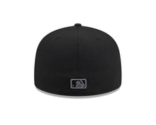 Load image into Gallery viewer, New York Yankees New Era MLB 59FIFTY 5950 Fitted Cap Hat Black Crown/Visor Dark Gray Logo Gray UV