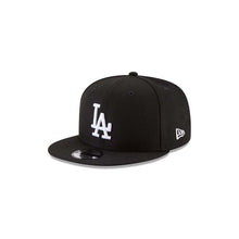 Load image into Gallery viewer, (Youth) Los Angeles Dodgers New Era MLB 9FIFTY 950 Snapback Cap Hat Black Crown/Visor White Logo