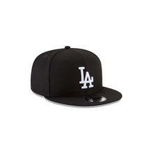 Load image into Gallery viewer, (Youth) Los Angeles Dodgers New Era MLB 9FIFTY 950 Snapback Cap Hat Black Crown/Visor White Logo