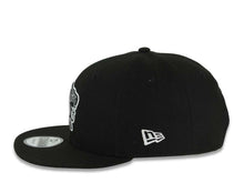 Load image into Gallery viewer, San Diego Padres New Era MLB 9FIFTY 950 Snapback Cap Hat Black Crown/Visor Black/Gray Logo 2026 MLB World Tour Mexico City Series Side Patch Gray UV