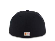 Load image into Gallery viewer, San Diego Padres New Era MLB 59FIFTY 5950 Fitted Cap Hat Navy Blue Crown/Visor White/Magenta Logo Gray UV (2026 City Connect Batting Practice)
