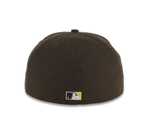 Load image into Gallery viewer, San Diego Padres New Era MLB 59FIFTY 5950 Fitted Cap Hat Brown Crown/Visor Cream/Dark Brown Logo 20 Years Petco Park Side Patch Gray UV