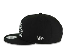 Load image into Gallery viewer, San Diego Padres New Era MLB 9FIFTY 950 Snapback Cap Hat Black Crown/Visor White 1969 Major League Baseball Logo 40th Anniversary Side Patch Gray UV