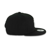 Load image into Gallery viewer, (Youth) New York Yankees New Era MLB 9FIFTY 950 Snapback Cap Hat Black Crown/Visor White Logo Black UV