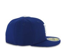 Load image into Gallery viewer, (Youth) Los Angeles Dodgers New Era MLB 59FIFTY 5950 Fitted Cap Hat Royal Blue Crown/Visor White Logo Gray UV