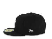 Load image into Gallery viewer, (Youth) New York Yankees New Era MLB 59FIFTY 5950 Fitted Cap Hat Black Crown/Visor White Logo Gray UV