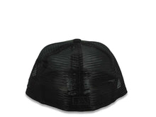Load image into Gallery viewer, (Youth) San Diego Padres New Era MLB 59FIFTY 5950 Fitted Trucker/Mesh Cap Hat Black Crown/Visor Black Logo Black UV