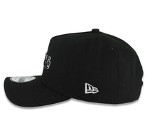 Load image into Gallery viewer, Oceanside California Map New Era 9FORTY 940 Adjustable A-Frame Cap Hat Black Crown/Visor Black/White Logo SD Logo Side Patch Gray UV