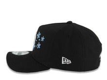 Load image into Gallery viewer, San Diego Padres New Era MLB 9FORTY 940 Adjustable A-Frame Cap Hat Black Crown/Visor White Logo With Sky Blue Cherry Blossoms Floral Side Patch