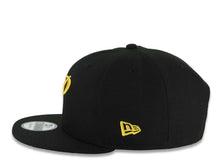 Load image into Gallery viewer, San Diego Padres New Era MLB 9FIFTY 950 Snapback Cap Hat Black Crown/Visor Yellow P Logo 40th Anniversary Side Patch Gray UV