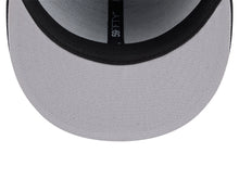 Load image into Gallery viewer, San Diego Padres New Era MLB 59FIFTY 5950 Fitted Cap Hat Black Crown/Visor White/Black Rhinestone Logo Gray UV