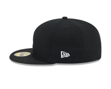 Load image into Gallery viewer, Los Angeles Dodgers New Era MLB 59FIFTY 5950 Fitted Cap Hat Black Crown/Visor White/Black Rhinestone Logo Gray UV
