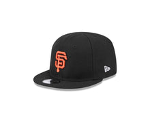 Load image into Gallery viewer, (Infant) San Francisco Giants New Era MLB 9FIFTY 950 Snapback Cap Hat Black Crown/Visor Orange Logo Black UV (My 1st First)