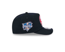Load image into Gallery viewer, (Youth) New York Yankees New Era MLB 9FIFTY 950 A-Frame Snapback Cap Hat Navy Blue Crown/Visor White Logo 2000 World Series Side Patch Gray UV