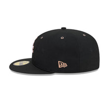Load image into Gallery viewer, Chicago White Sox New Era MLB 59FIFTY 5950 Fitted Cap Hat Black Crown/Visor White/Metallic Brown Logo 2026 All-Star Game Side Patch